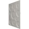 Ekena Millwork 19 5/8in. W x 19 5/8in. H Cosmo EnduraWall Decorative 3D Wall Panel Covers 2.67 Sq. Ft. WP20X20CSGBW - alternate 5
